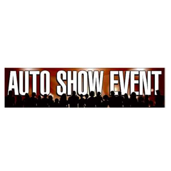 Auto Show Event Vinyl Banner