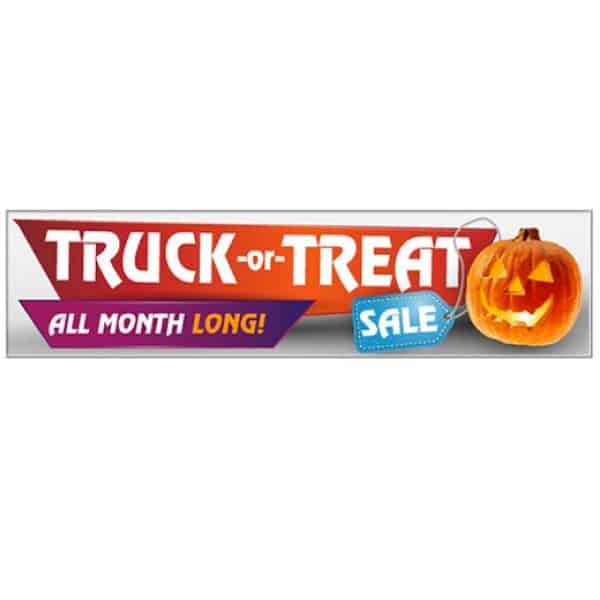 Truck-or-Treat Sale Vinyl Banner