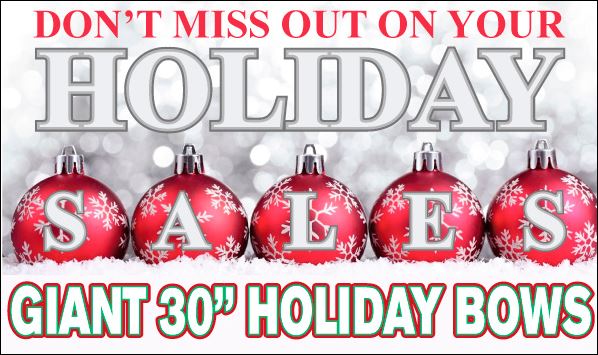 Holiday Car Bow Sales